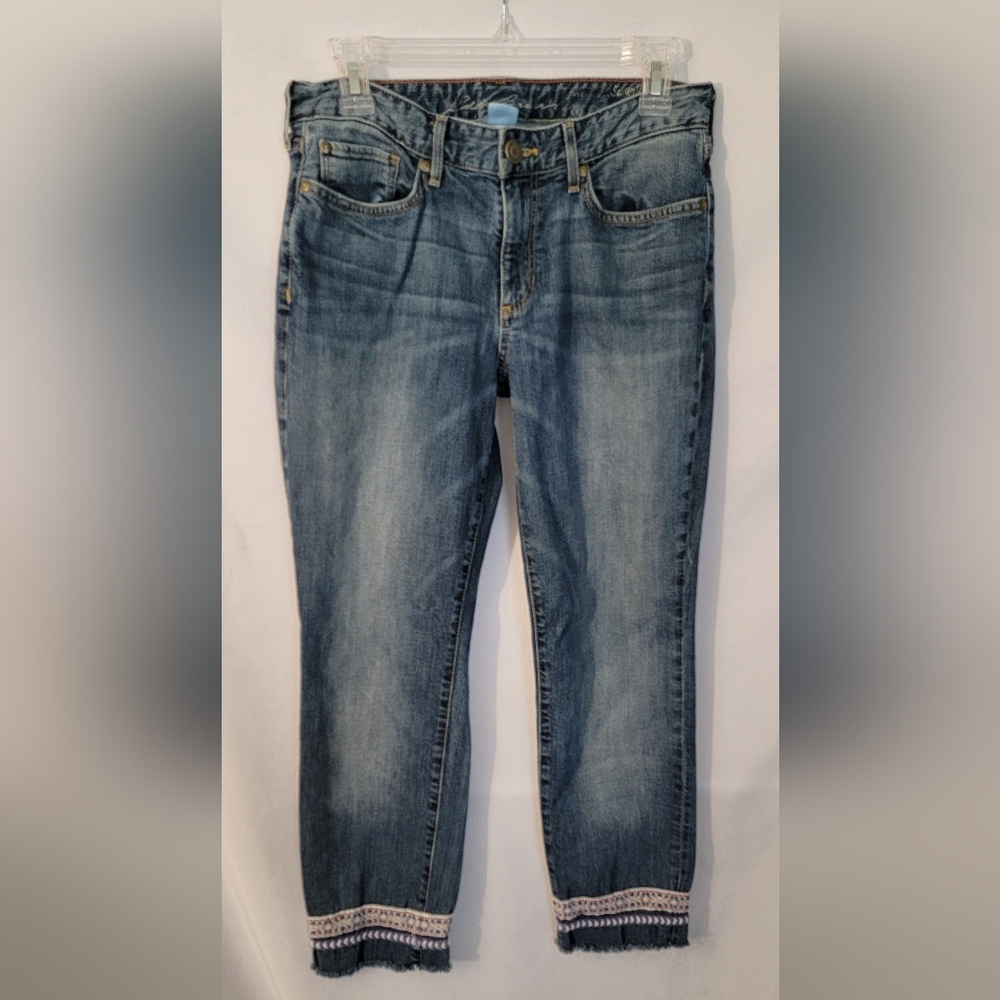 Eddie Bauer Slightly Curvy Straight Ankle Jeans Size 6